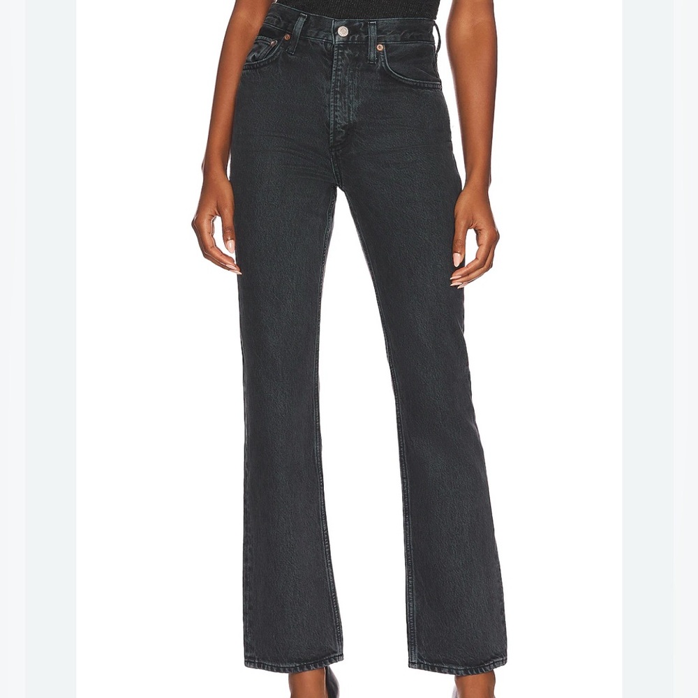 High Rise Vintage Boot Jeans in the Percolate wash